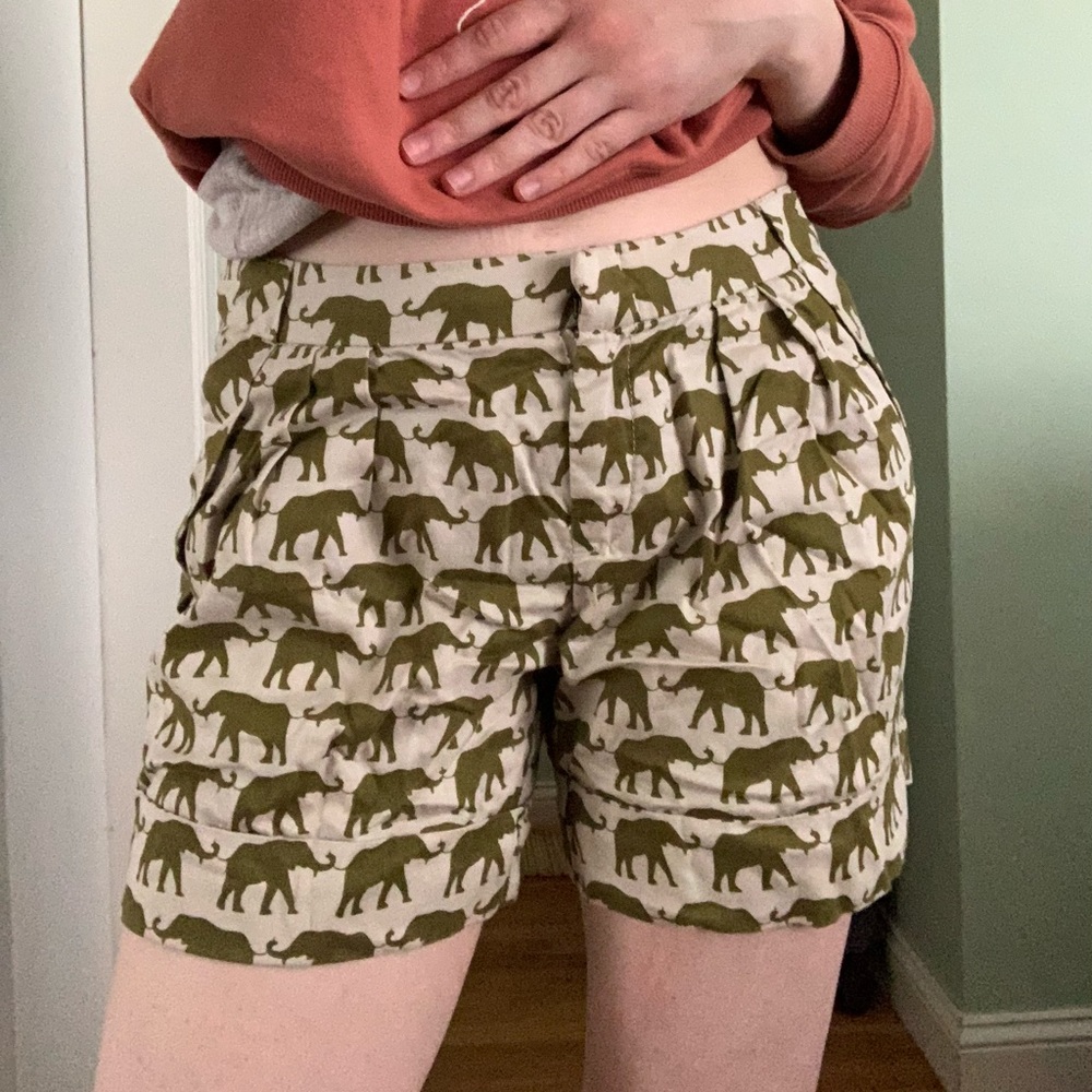 Anthropologie Elephant shorts